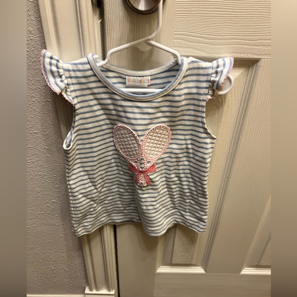Stellybelly Kids Striped Tennis Shirt 2T